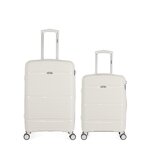 OBAGO OBAGO  -  Lot de 2  -  Valise weekend et valise cabine CENTAURE. Coloris disponibles : Blanc, Rouge, Gris, Bleu