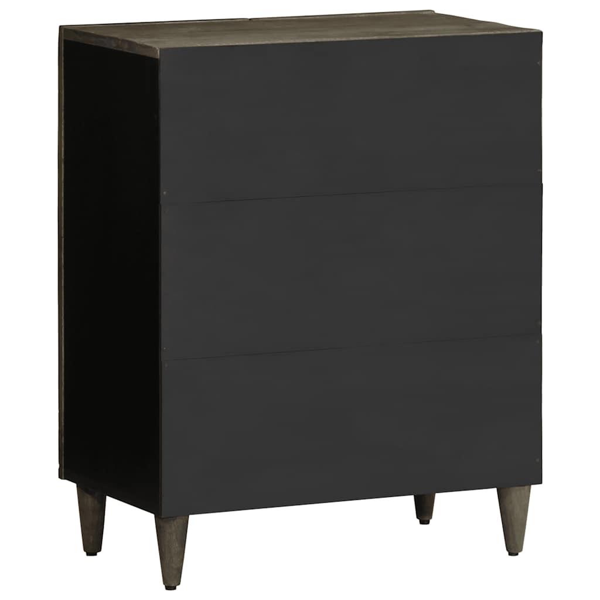 Voir la diapositive 5 : VIDAXL Buffet gris clair 60x33,5x75 cm bois de manguier massif