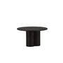 Voir la diapositive 2 : Paris Prix Table Basse Ronde  Olivia  80cm Noir