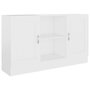Voir la diapositive 2 : VIDAXL Buffet Blanc 120x30,5x70 cm Bois d'ingenierie