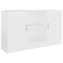 Voir la diapositive 2 : VIDAXL Buffet Blanc 120x30,5x70 cm Bois d'ingenierie