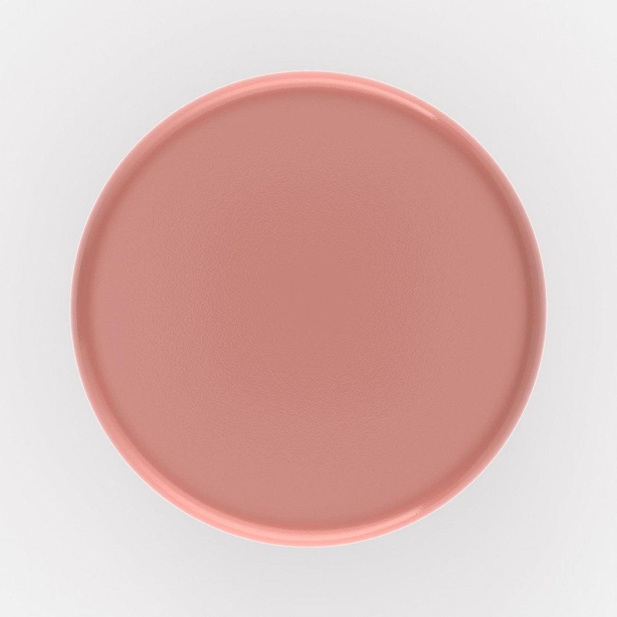 Rendez vous déco Table d'appoint ronde en métal rose D40 cm-Adélie