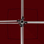 Voir la diapositive 4 : VIDAXL Tente de reception pliable Aluminium 3 x 3 m Bordeaux