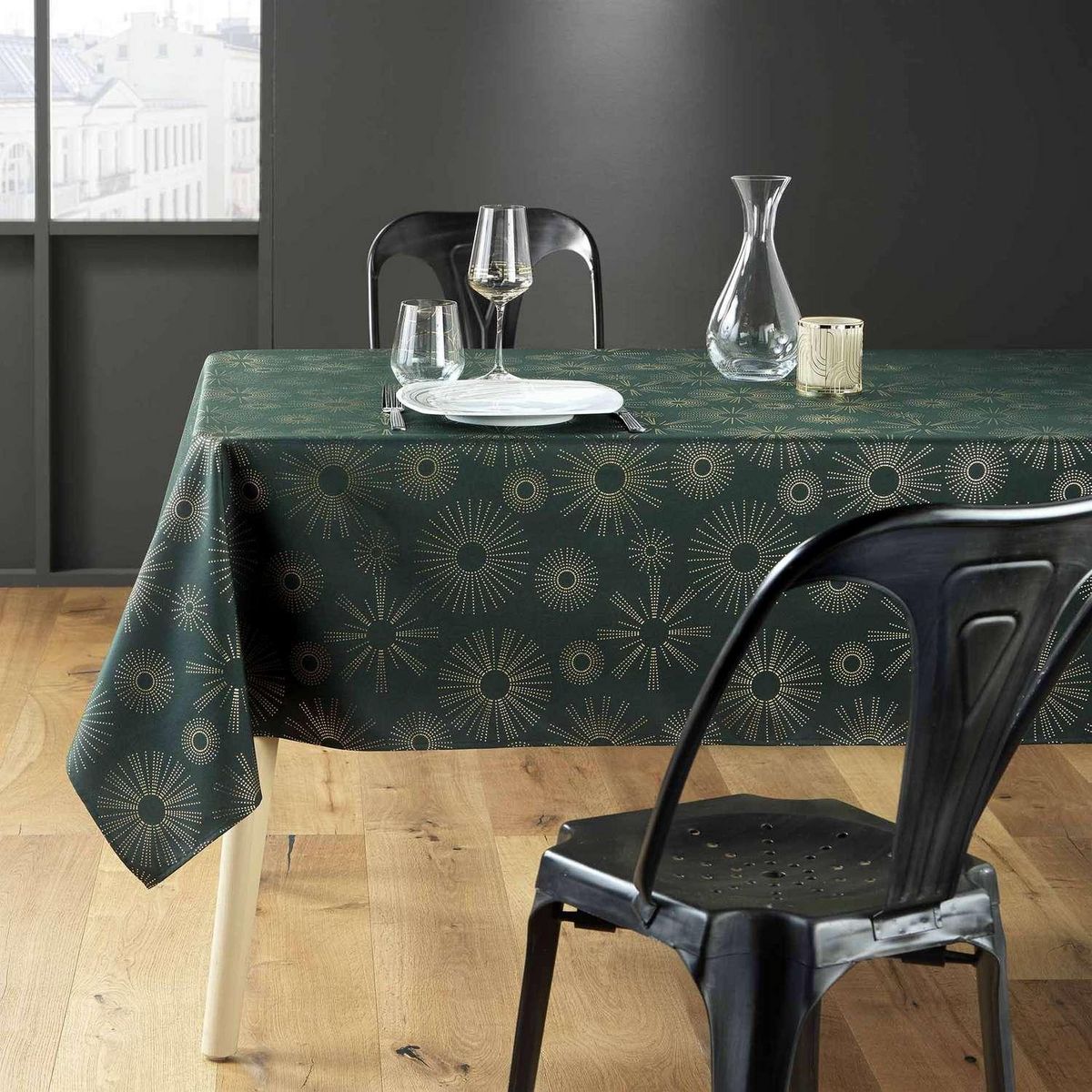 Douceur d'Intérieur Nappe rectangulaire antitache et infroissable