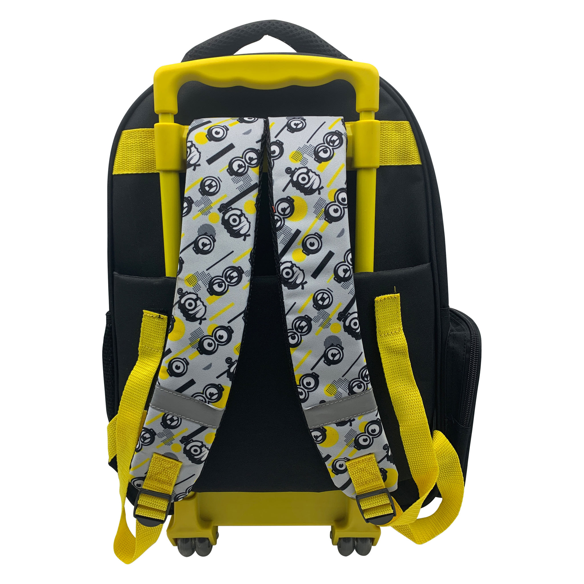 Voir la diapositive 6 : Sac à dos à roulettes jaune MINIONS