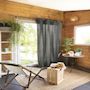 Voir la diapositive 1 : Home collection Rideau 100% coton uni
