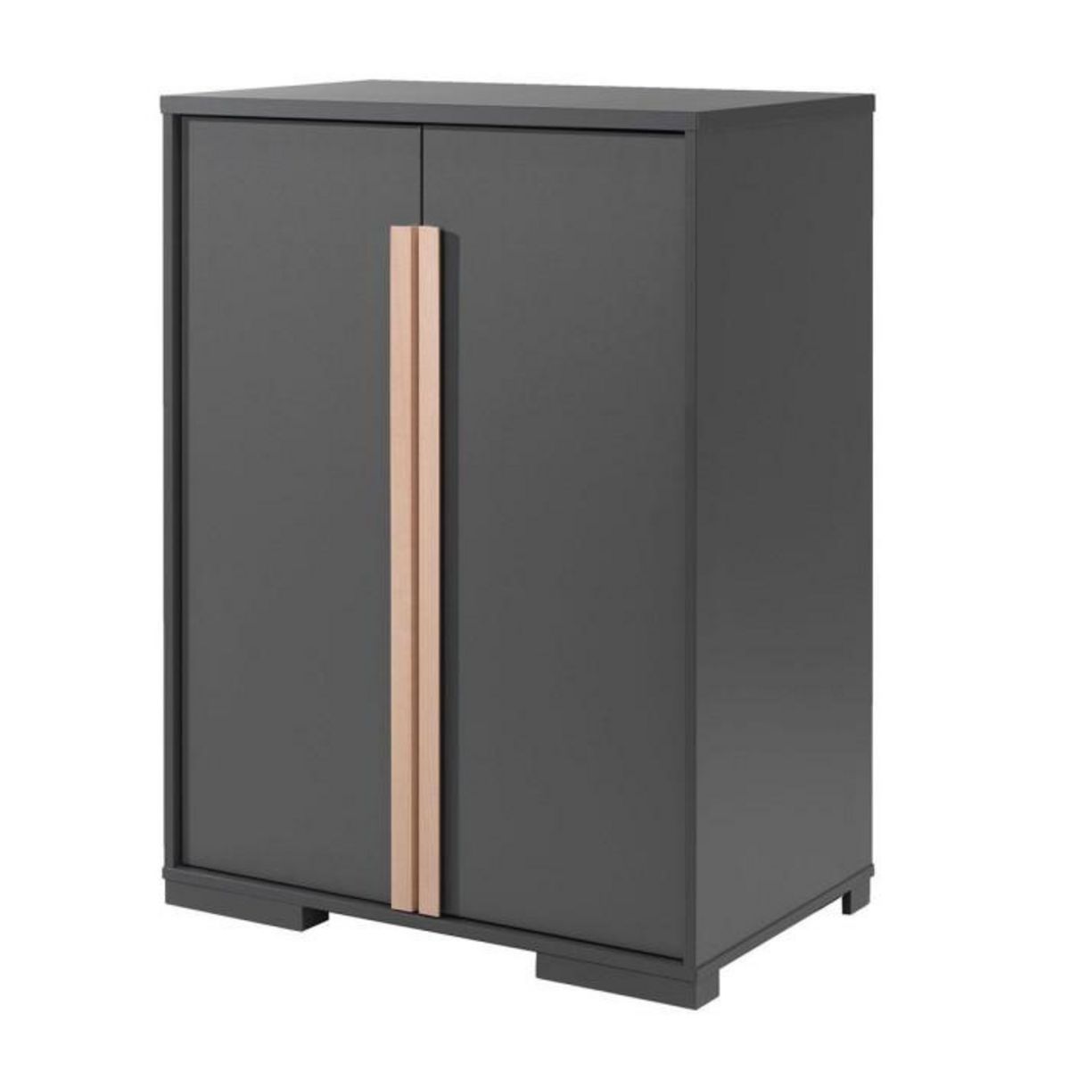 Paris Prix Pack - Lit Mezzanine Enfant & Armoire  London  Anthracite