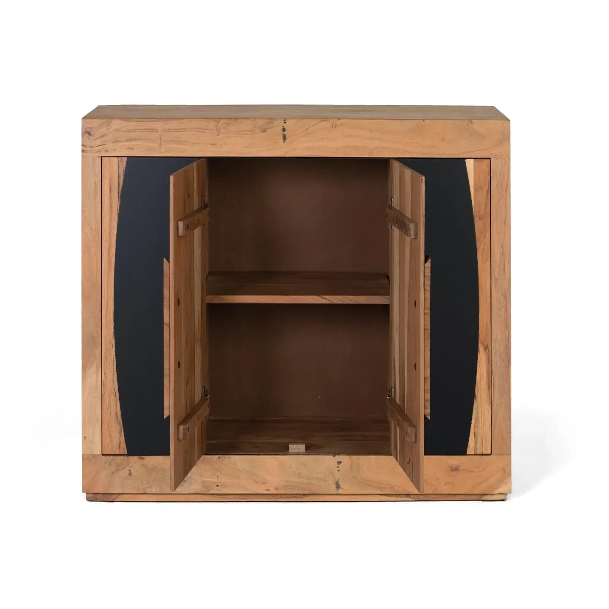 Voir la diapositive 2 : GINER Y COLOMER SL Buffet en bois d'acacia 160cm style rustique contemporain