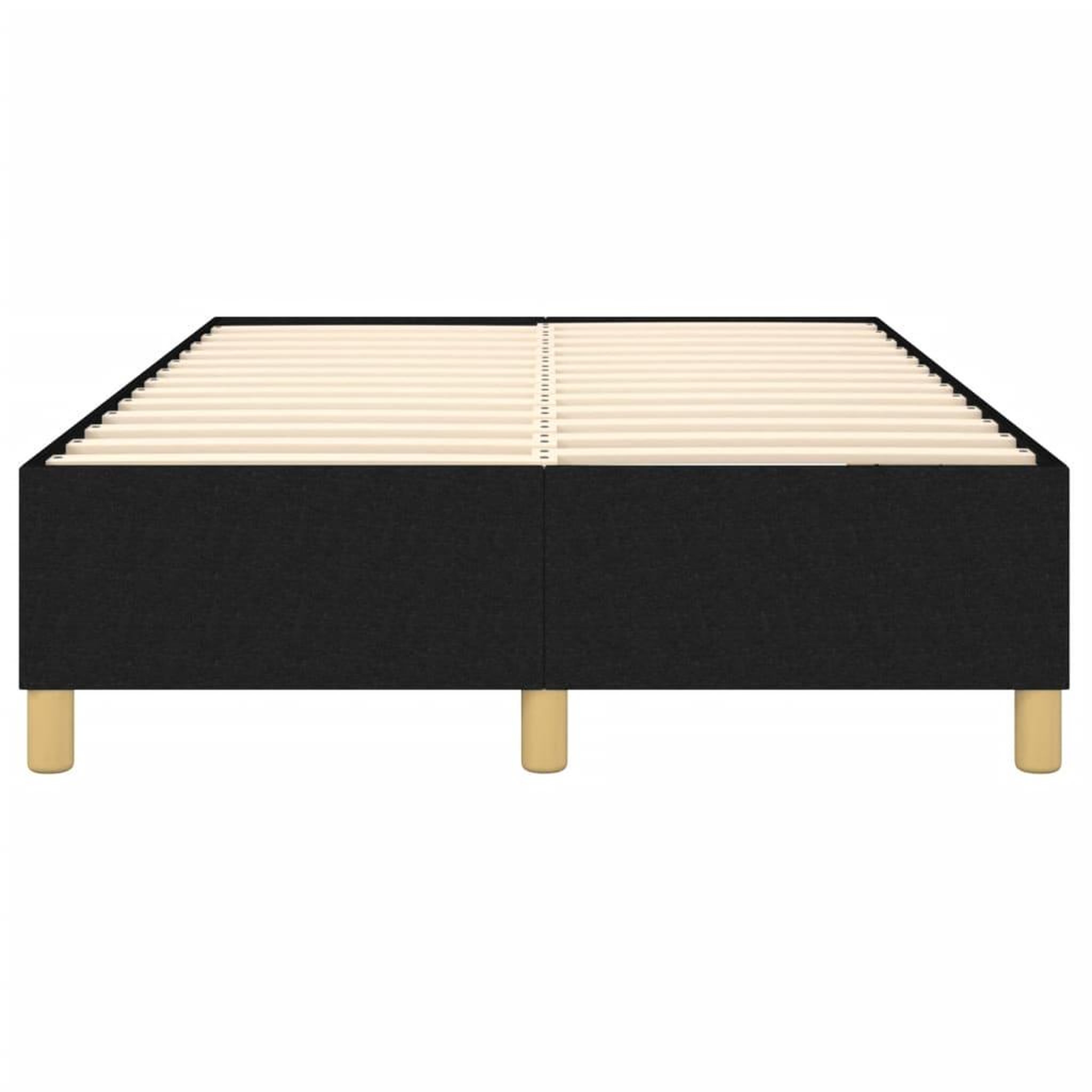 Voir la diapositive 5 : VIDAXL Cadre de lit sans matelas noir 120x200 cm tissu