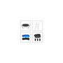 Voir la diapositive 4 : PLAY4FUN Trampoline extérieur Classique Play4Fun 10Ft - ø305cm - Avec Housse de coussin réversible Bleu / Noir