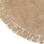 Voir la diapositive 2 : Paris Prix Tapis Rond à Franges  Bohemia  150cm Beige Foncé