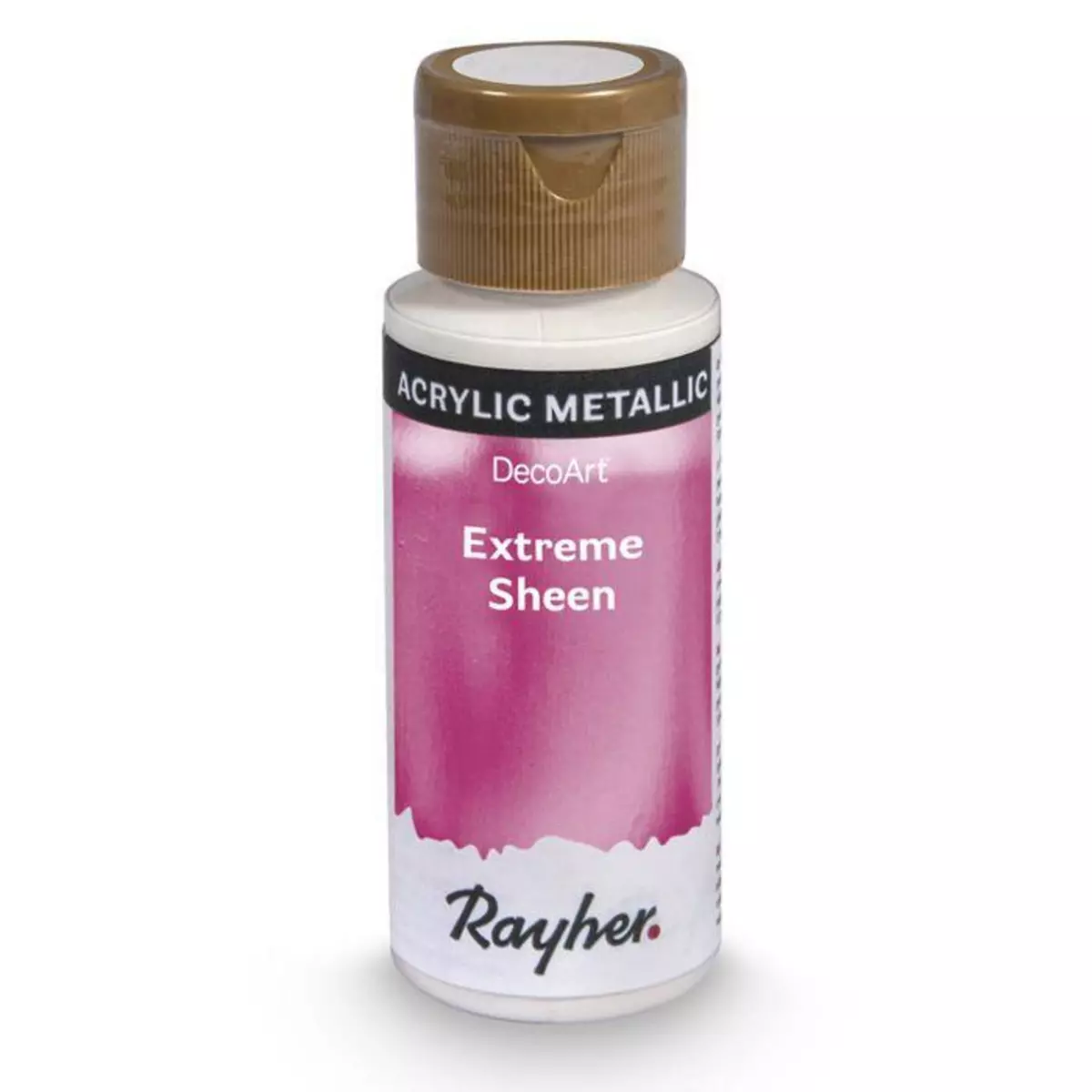 Rayher Peinture acrylique métal 59 ml - rose
