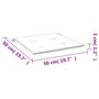 Voir la diapositive 6 : VIDAXL Coussins de chaise de jardin lot de 4 50x50x3 cm