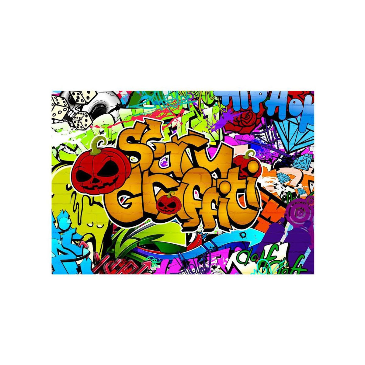 Paris Prix Papier Peint  Scary Graffiti