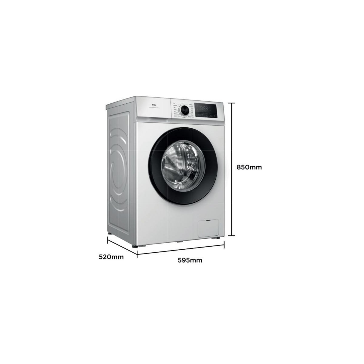 TCL Lave-linge hublot 8kg 1400 tours/min - FF0824WA0FR
