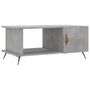 Voir la diapositive 2 : VIDAXL Table basse gris beton 90x50x40 cm bois d'ingenierie