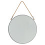 Voir la diapositive 1 : ATMOSPHERA Miroir à Suspendre en Métal  Rond  37cm Gris