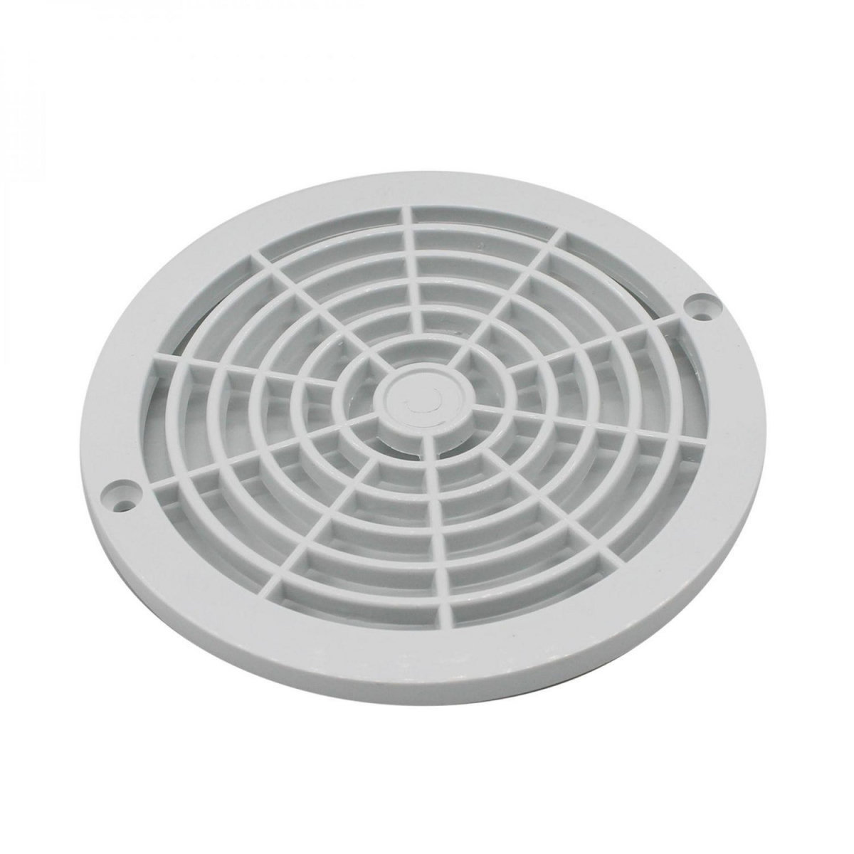 LINXOR Grille bonde de fond ronde pour piscine - Diam 18,5 cm - Blanc