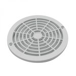 LINXOR Grille bonde de fond ronde pour piscine - Diam 18,5 cm - Blanc