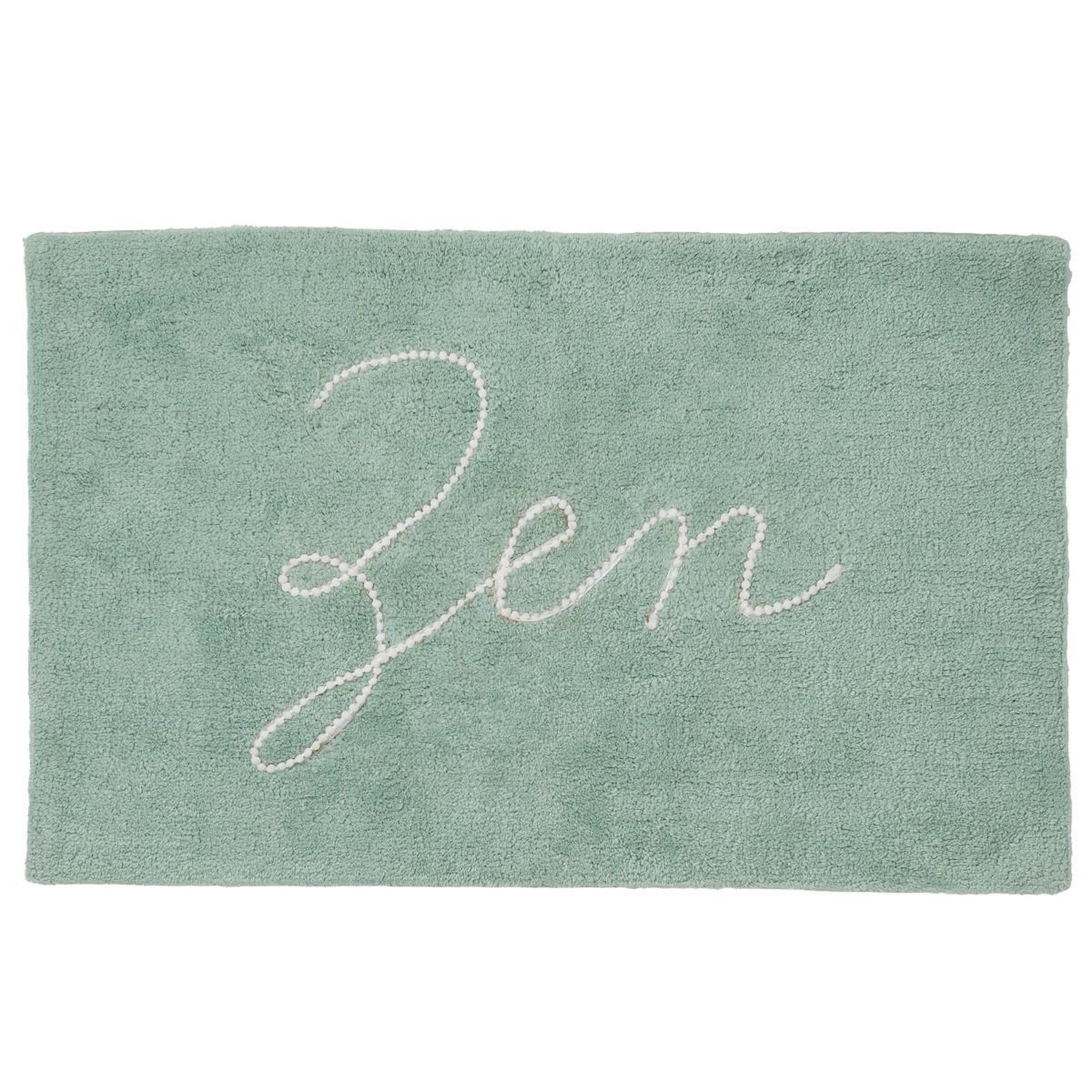 GUY LEVASSEUR Tapis de bain à texte 50x80 en coton 50x80cm