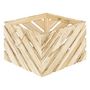 Voir la diapositive 2 : ATMOSPHERA Lot de 2 Caisses en Bois  Sulei  37cm Naturel