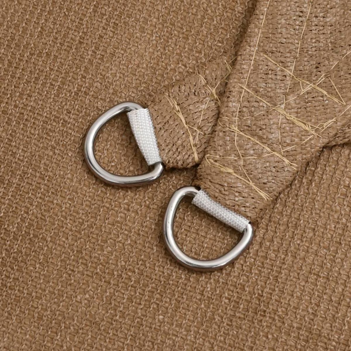 VIDAXL Voile d'ombrage 160 g/m^2 Taupe 5x5 m PEHD