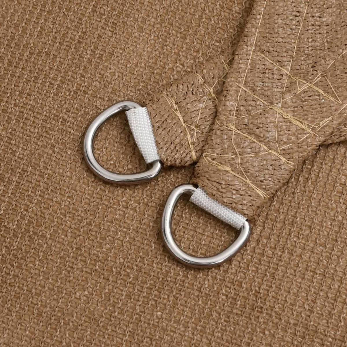 VIDAXL Voile d'ombrage 160 g/m^2 Taupe 5x5 m PEHD