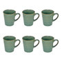 Voir la diapositive 1 : SECRET DE GOURMET Lot de 6 Mugs à Café  Joel  20cl Vert