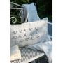 Voir la diapositive 3 : Paris Prix Coussin Déco  Dentelles  30x50cm Bleu