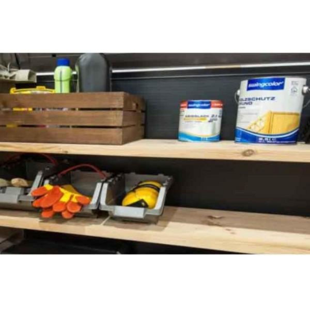 MARKET24 Coffre de rangement extérieur KETER en résine 880 litres Noir - Malle de jardin sans vérins