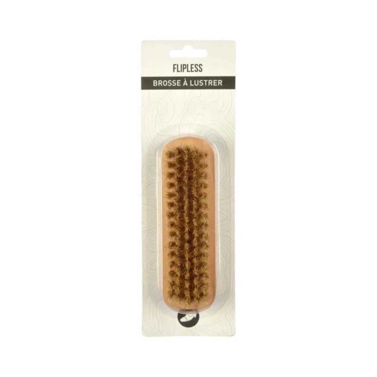 Paris Prix Brosse à Lustrer en Bois  Chaussures  14cm Naturel