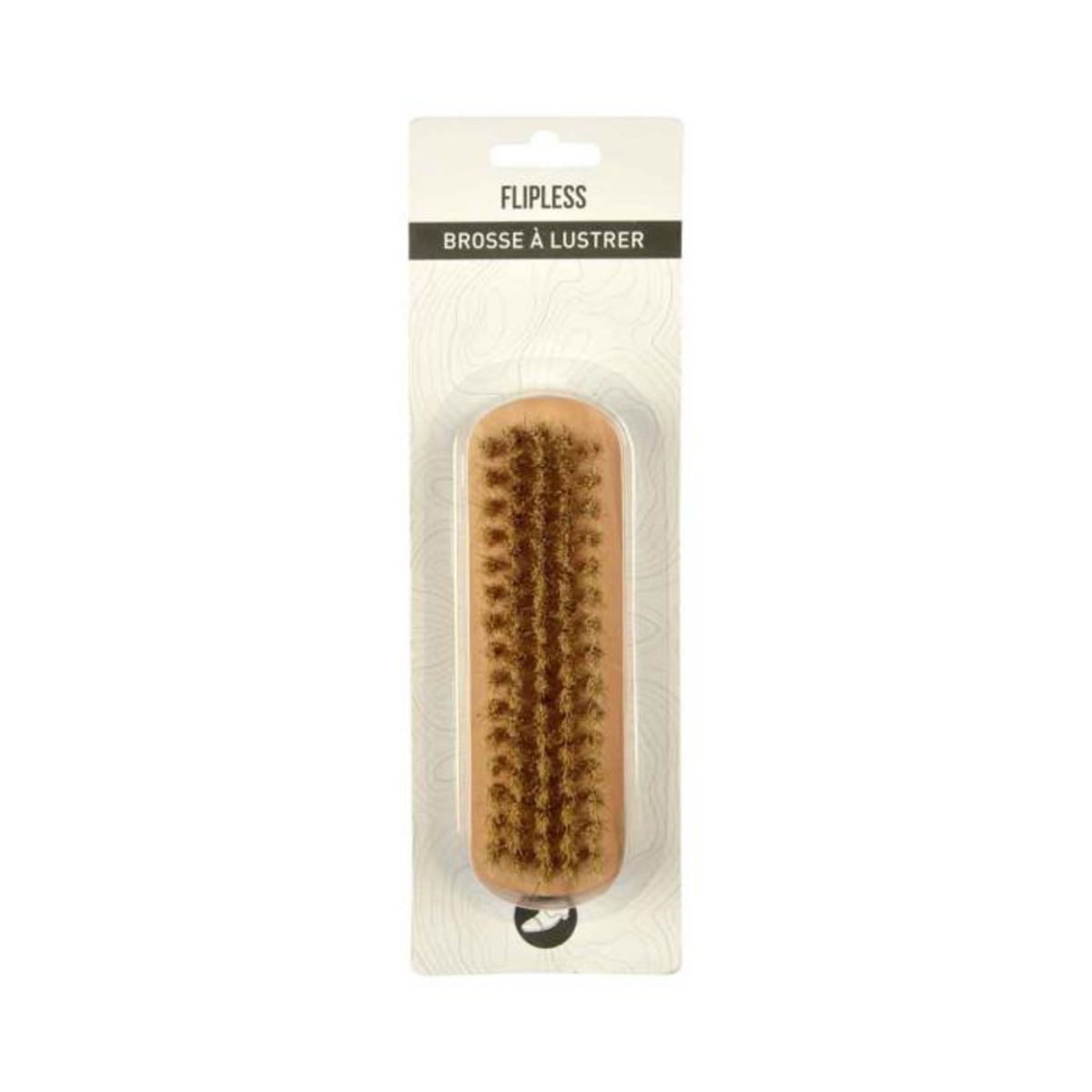 Paris Prix Brosse à Lustrer en Bois  Chaussures  14cm Naturel