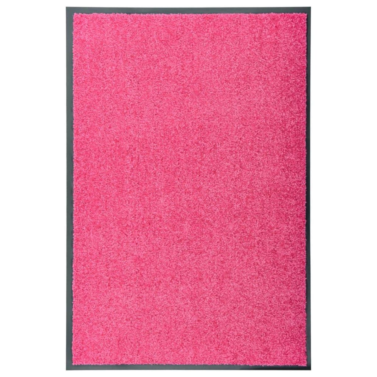 VIDAXL Paillasson lavable Rose 60x90 cm