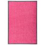 Voir la diapositive 1 : VIDAXL Paillasson lavable Rose 60x90 cm