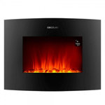 CECOTEC Cheminée murale électrique décorative Cecotec Ready Warm 2250 Curved Flames Connected Noir 1000 - 2000 W 2000 W