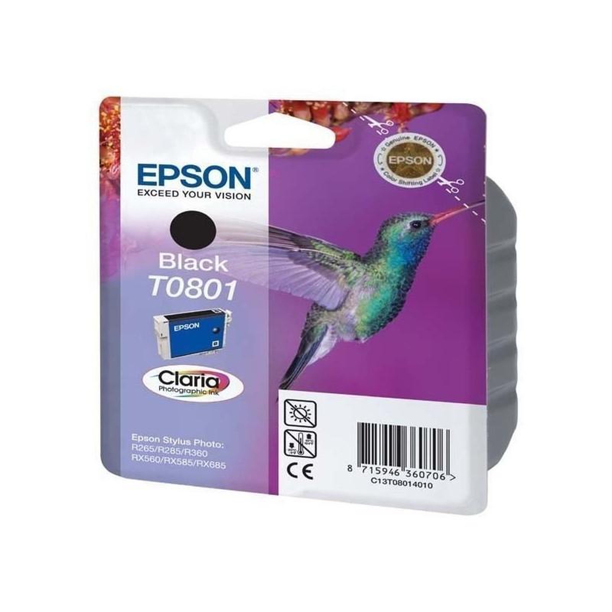 Epson Epson T0801 Colibri Cartouche dencre Noir