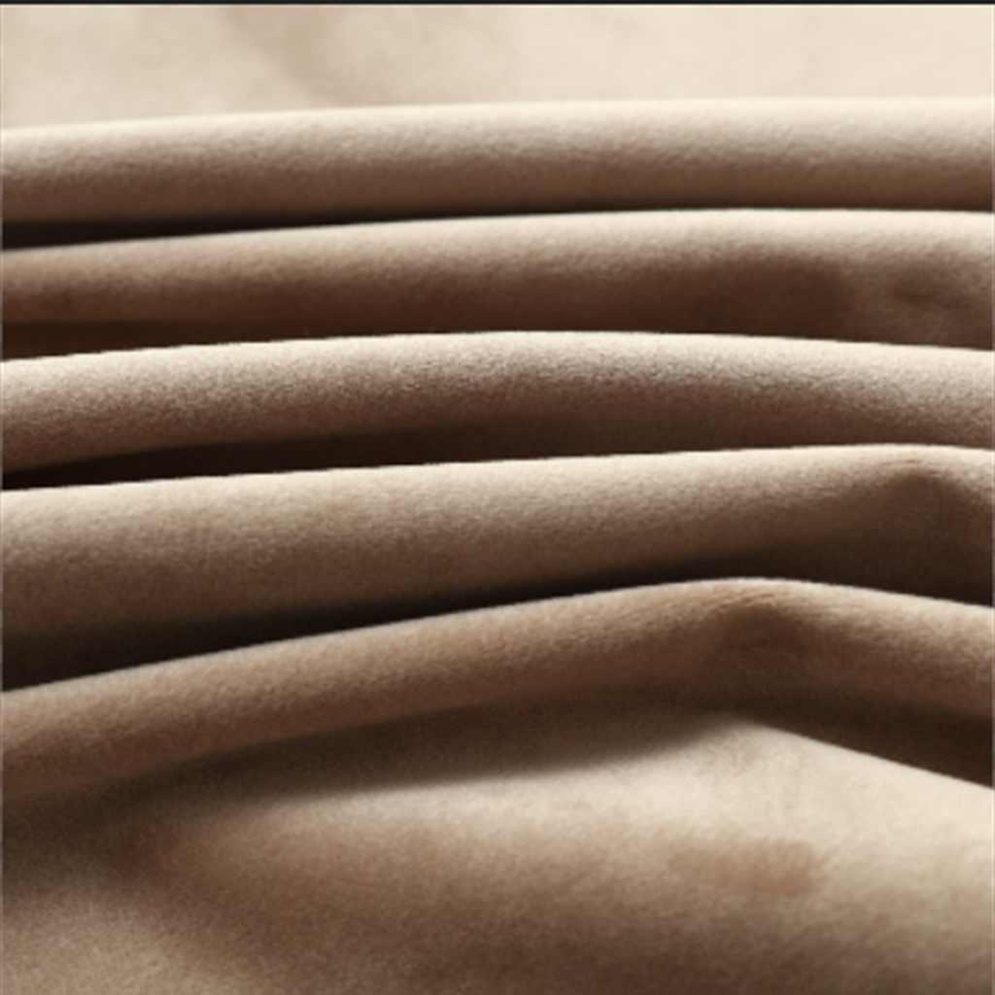 Voir la diapositive 4 : VIDAXL Rideaux occultants avec anneaux 2 pcs Velours Beige 140x225 cm