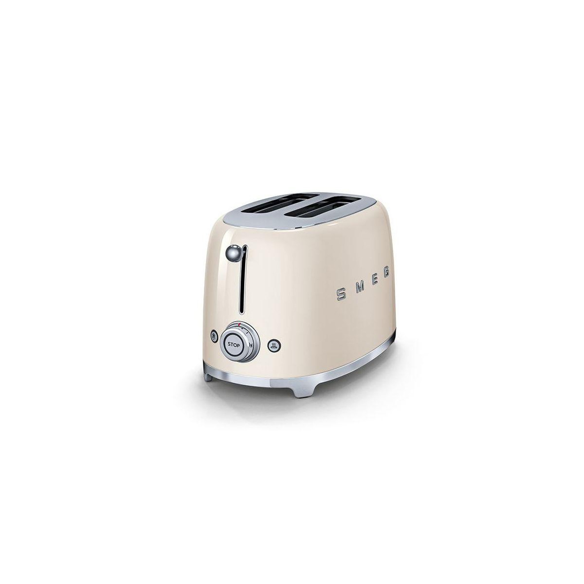 Voir la diapositive 2 : SMEG Grille-pain TSF01CREU creme