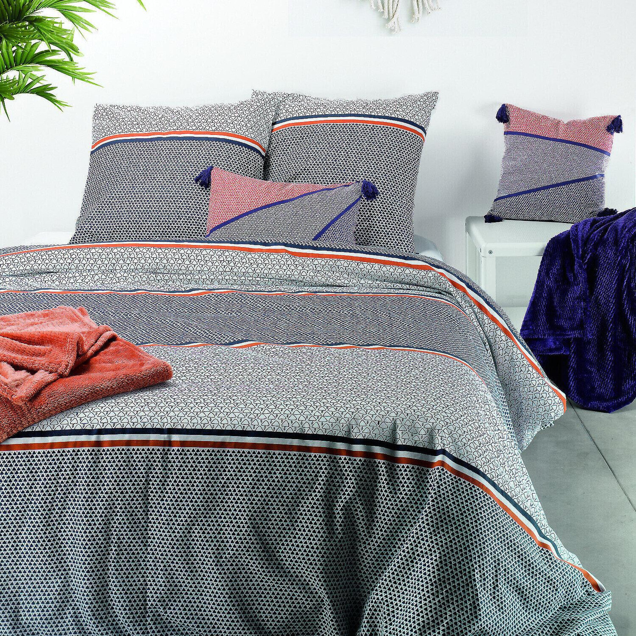 Voir la diapositive 2 : Les Ateliers du Linge Coussin imprime tilak