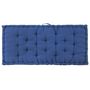 Voir la diapositive 4 : VIDAXL Coussin de plancher de palette Coton 120x80x10 cm Bleu clair