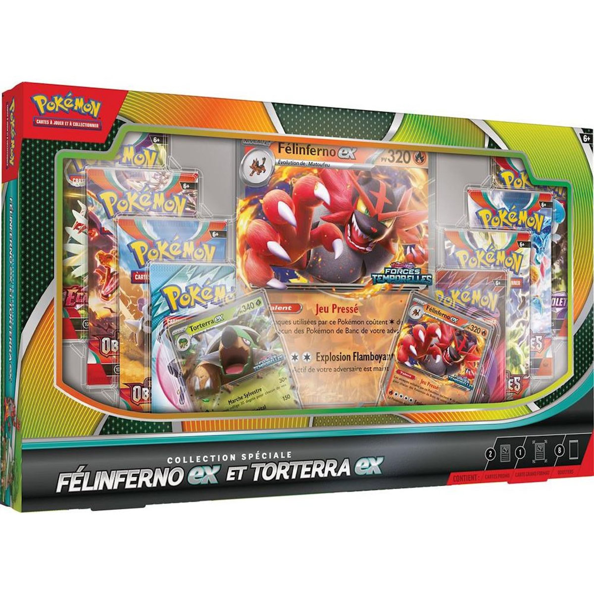 Pokemon Cartes à collectionner Pokémon Coffret Premium Collection Spéciale 8 boosters