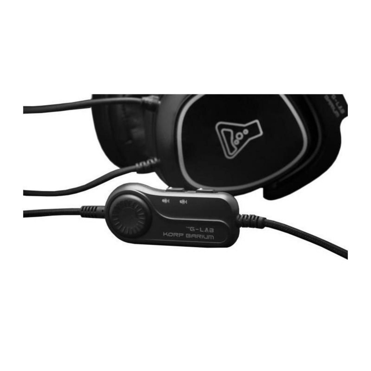 THE G-LAB Casque Gamer filaire - THE G-LAB - KORP BARIUM - Noir