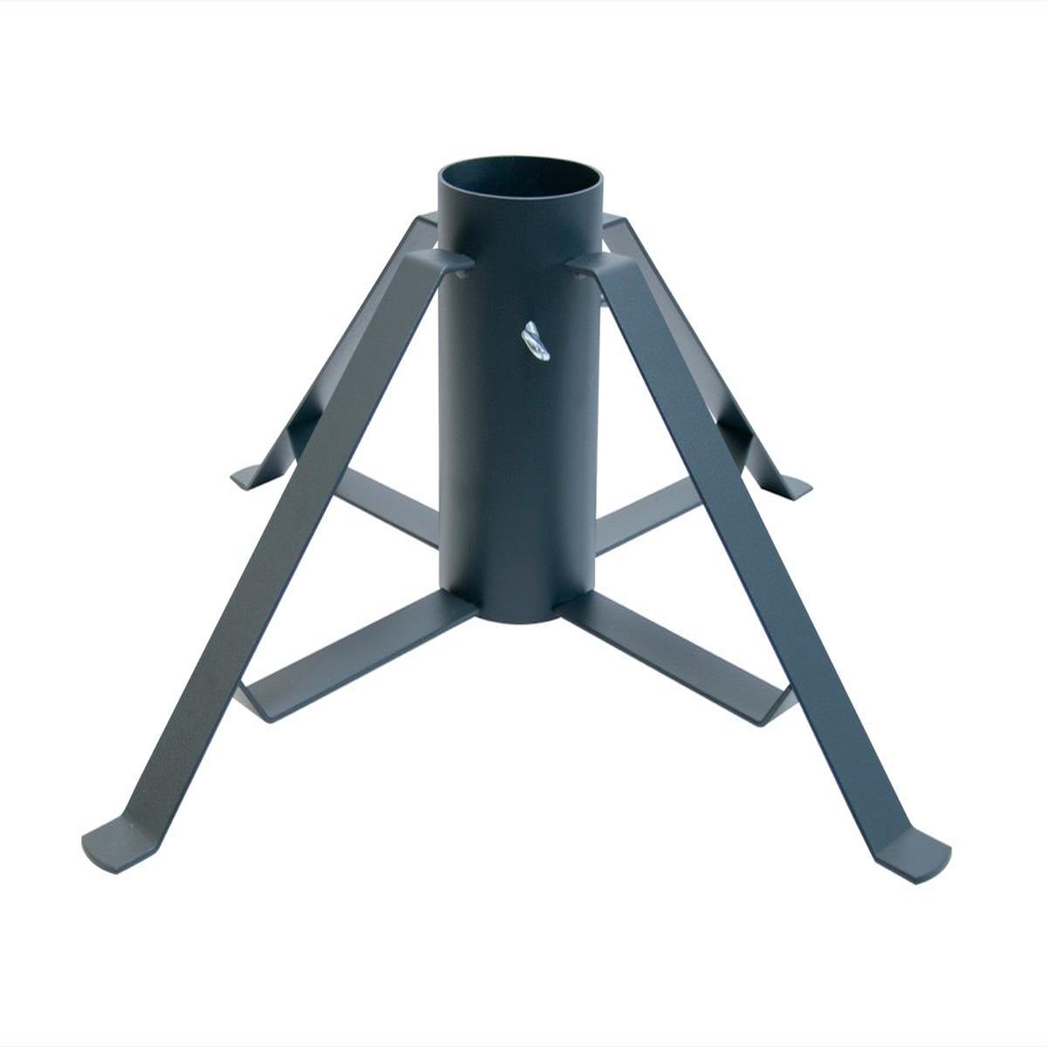 CENTRALE BRICO Pied de sapin 4 pieds fer plat anthracite tube 11 cm