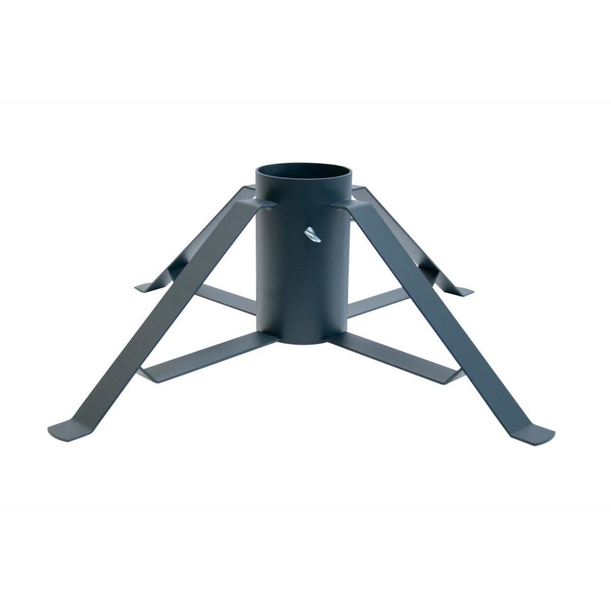 CENTRALE BRICO Pied de sapin 4 pieds fer plat anthracite tube 11 cm
