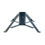CENTRALE BRICO Pied de sapin 4 pieds fer plat anthracite tube 11 cm