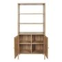Voir la diapositive 2 : Paris Prix Buffet 2 Portes en Bois  Bali  163cm Naturel