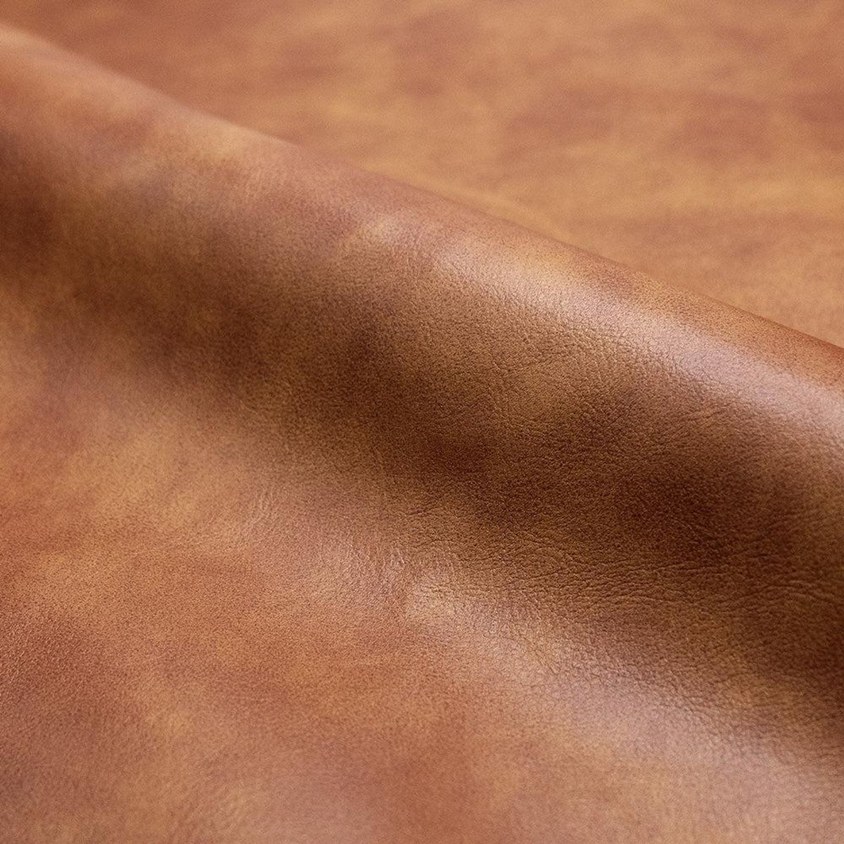 Rendez vous déco Lot de 2 chaises pour îlot central 65 cm en cuir synthétique camel - Pirata