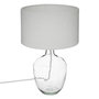 Voir la diapositive 1 : ATMOSPHERA Lampe à Poser en Verre  Winter  43cm Blanc