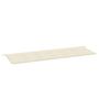 Voir la diapositive 2 : VIDAXL Coussin de banc de jardin creme 150x50x3 cm tissu oxford