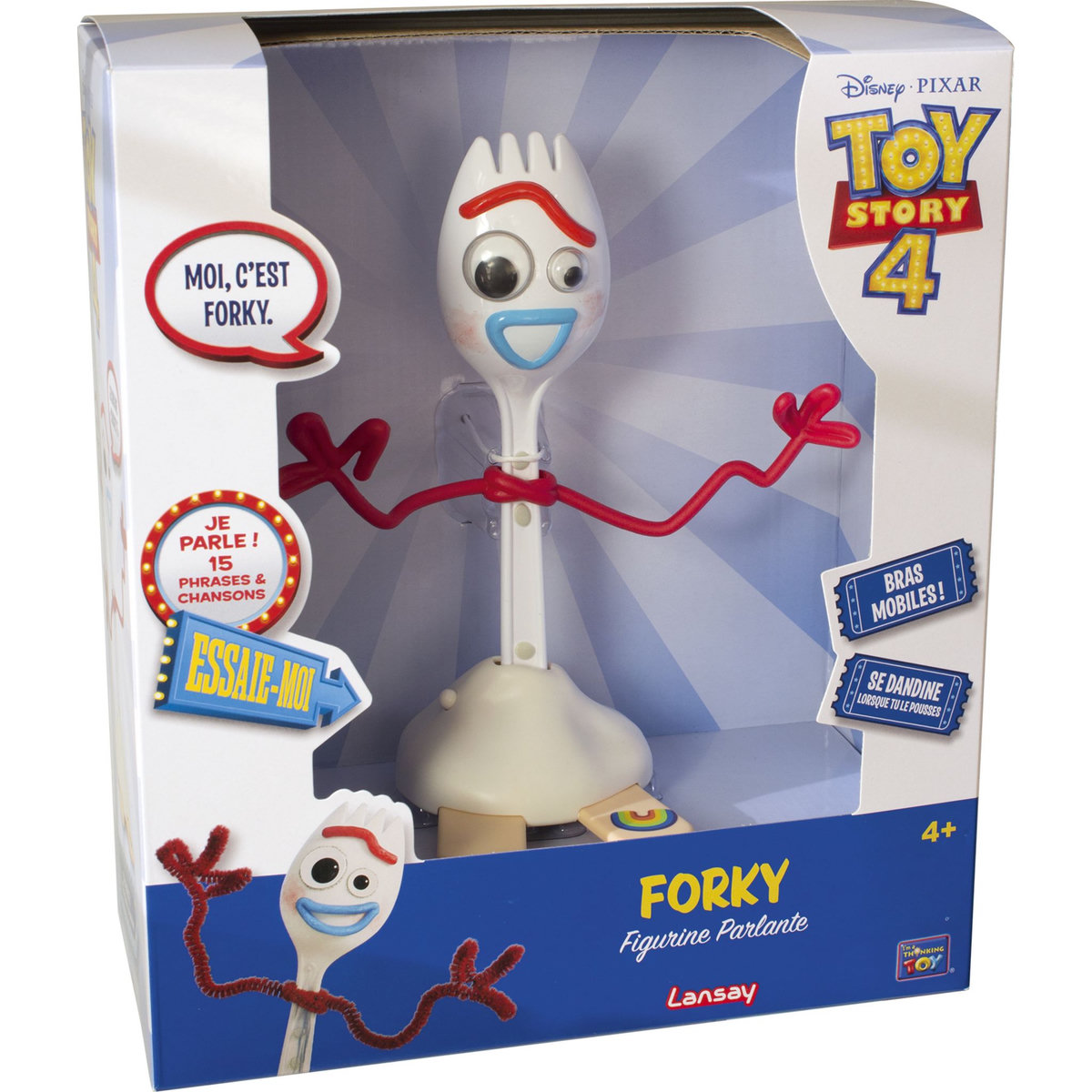 LANSAY Figurine parlante Toy Story 4 - Forky